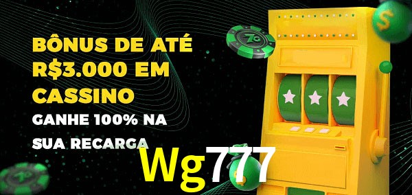 Wg777 melhor bônus de depósito